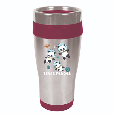 Space Pandas Shirts Funny Astronaut Planet Travel Tee 16oz Travel Tumbler