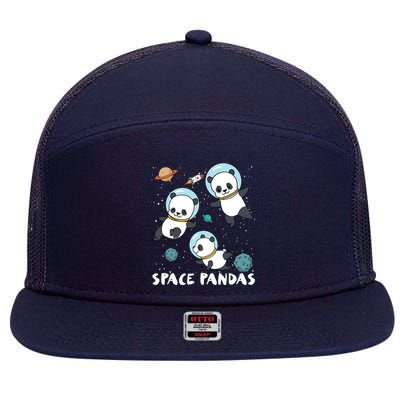 Space Pandas Shirts Funny Astronaut Planet Travel Tee 7 Panel Mesh Trucker Snapback Hat