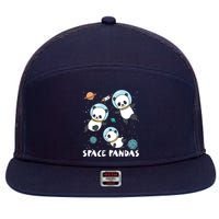 Space Pandas Shirts Funny Astronaut Planet Travel Tee 7 Panel Mesh Trucker Snapback Hat