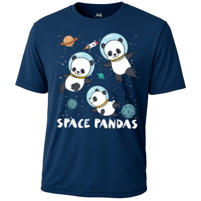 Space Pandas Shirts Funny Astronaut Planet Travel Tee Performance Shirt