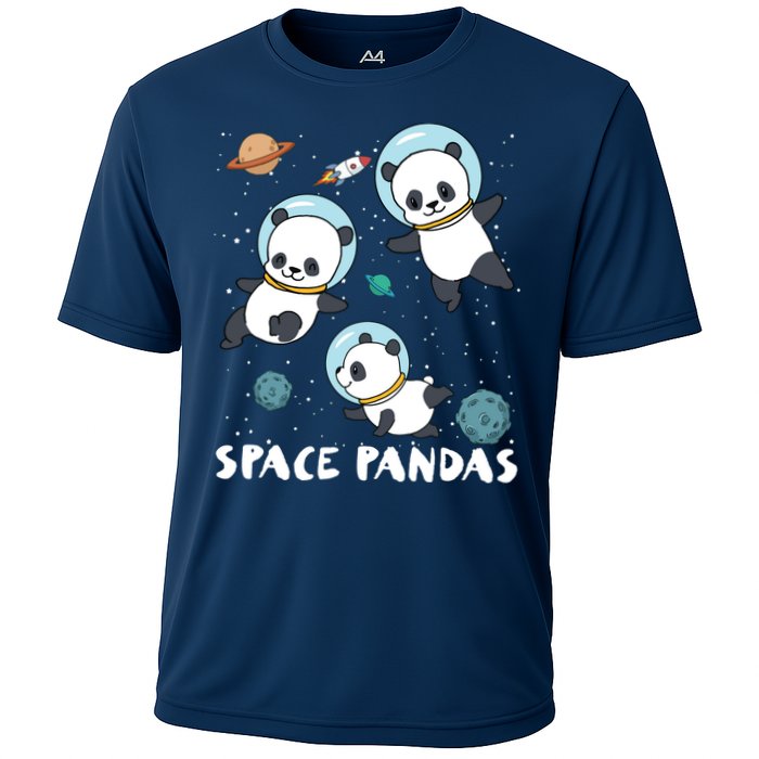 Space Pandas Shirts Funny Astronaut Planet Travel Tee Performance Shirt