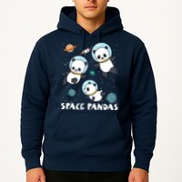 Space Pandas Shirts Funny Astronaut Planet Travel Tee Hoodie