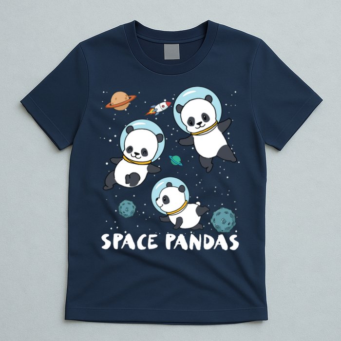 Space Pandas Shirts Funny Astronaut Planet Travel Tee T-Shirt