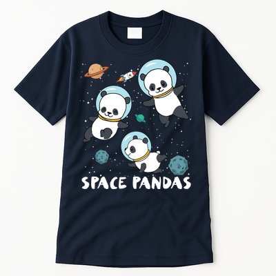 Space Pandas Shirts Funny Astronaut Planet Travel Tee Tall T-Shirt