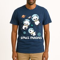Space Pandas Shirts Funny Astronaut Planet Travel Tee Tall T-Shirt