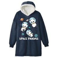 Space Pandas Shirts Funny Astronaut Planet Travel Tee Hooded Wearable Blanket