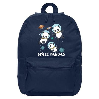 Space Pandas Shirts Funny Astronaut Planet Travel Tee 16 in Basic Backpack
