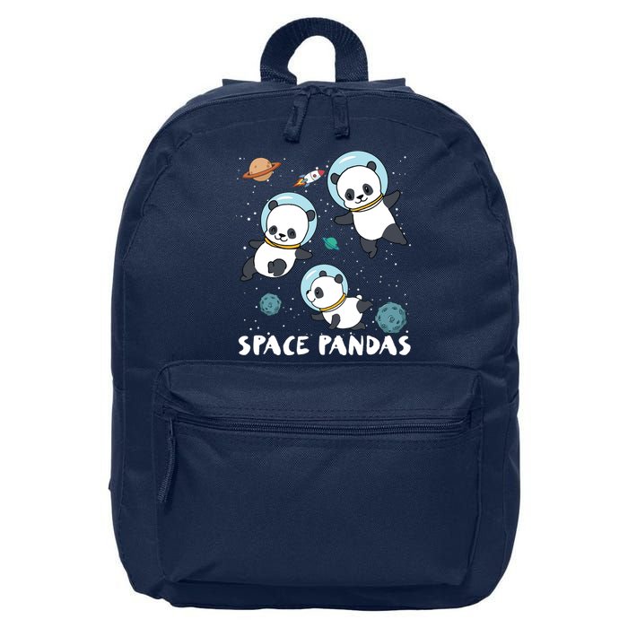 Space Pandas Shirts Funny Astronaut Planet Travel Tee 16 in Basic Backpack