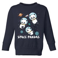 Space Pandas Shirts Funny Astronaut Planet Travel Tee Toddler Sweatshirt