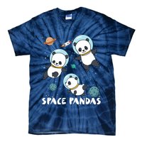 Space Pandas Shirts Funny Astronaut Planet Travel Tee Tie-Dye T-Shirt