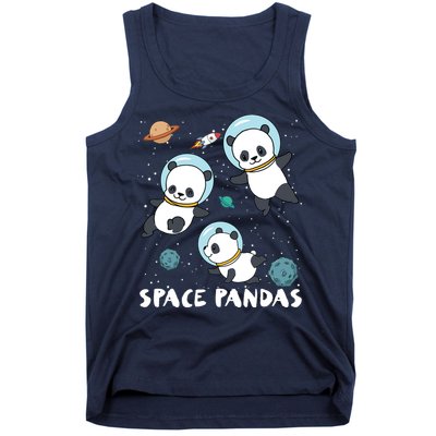 Space Pandas Shirts Funny Astronaut Planet Travel Tee Tank Top
