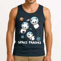 Space Pandas Shirts Funny Astronaut Planet Travel Tee Tank Top