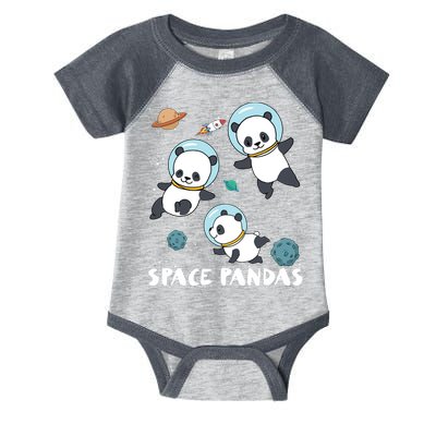 Space Pandas Shirts Funny Astronaut Planet Travel Tee Infant Baby Jersey Bodysuit