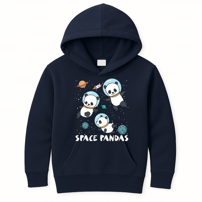 Space Pandas Shirts Funny Astronaut Planet Travel Tee Kids Hoodie