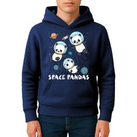 Space Pandas Shirts Funny Astronaut Planet Travel Tee Kids Hoodie