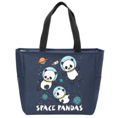 Space Pandas Shirts Funny Astronaut Planet Travel Tee Zip Tote Bag