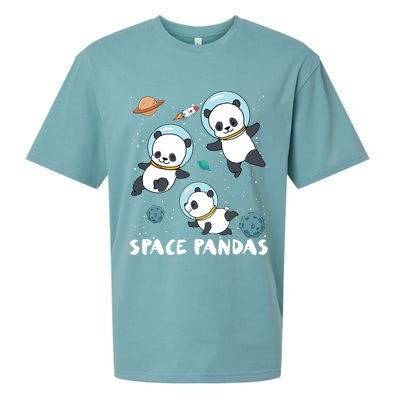 Space Pandas Shirts Funny Astronaut Planet Travel Tee Sueded Cloud Jersey T-Shirt