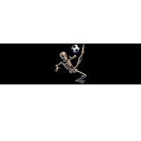 Skeleton Play Soccer Bumper Sticker