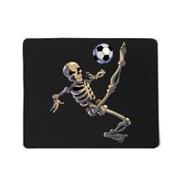 Skeleton Play Soccer Mousepad