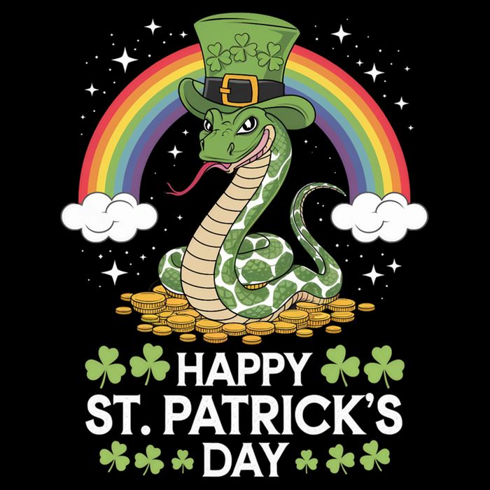 San Patties Snake St Patricks Day Gift Backpack