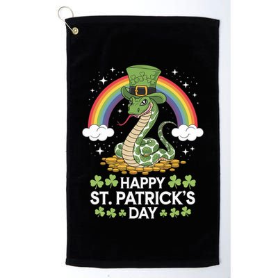 San Patties Snake St Patricks Day Gift Golf Towel