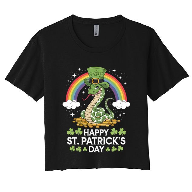 San Patties Snake St Patricks Day Gift Crop Top