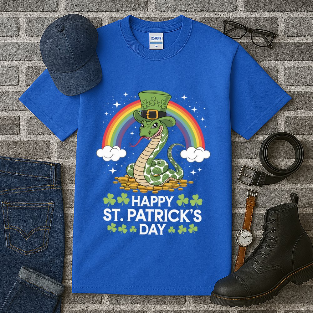 San Patties Snake St Patricks Day Gift Tall T-Shirt