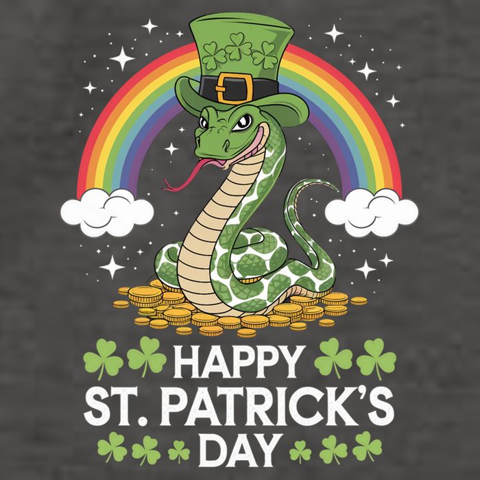 San Patties Snake St Patricks Day Gift Vector Backpack