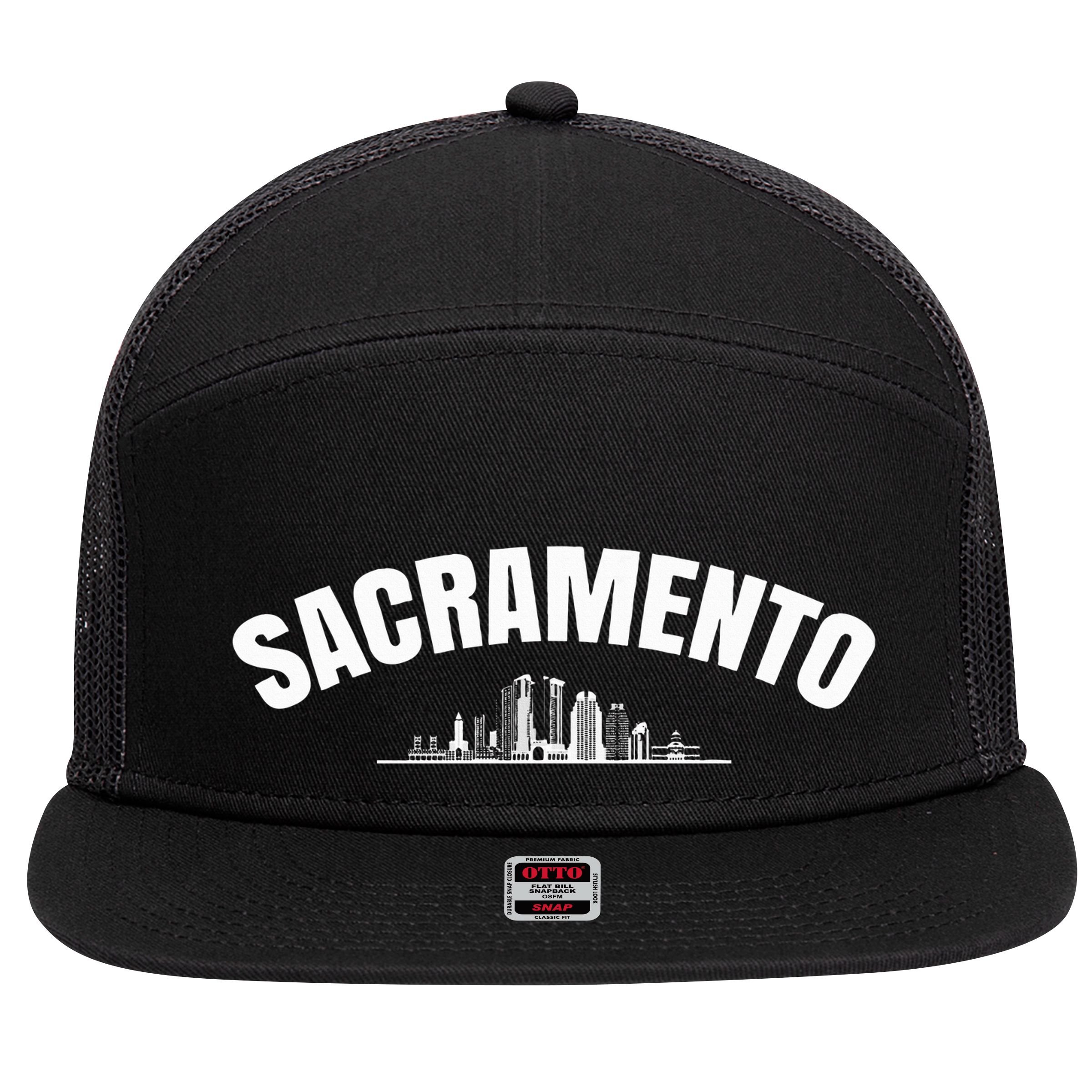 Sacramento Proud 7 Panel Mesh Trucker Snapback Hat