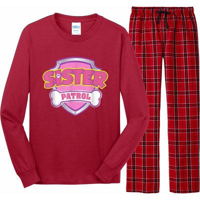 Sister Patrol Shirt | Dog Mom Long Sleeve Pajama Set