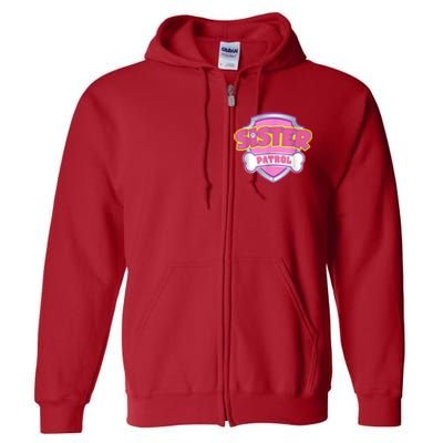 Sister Patrol Shirt | Dog Mom Full Zip Hoodie