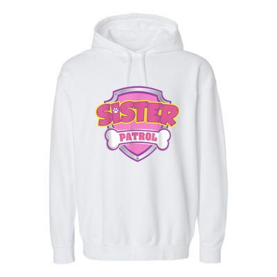 Sister Patrol Shirt | Dog Mom Garment-Dyed Fleece Hoodie