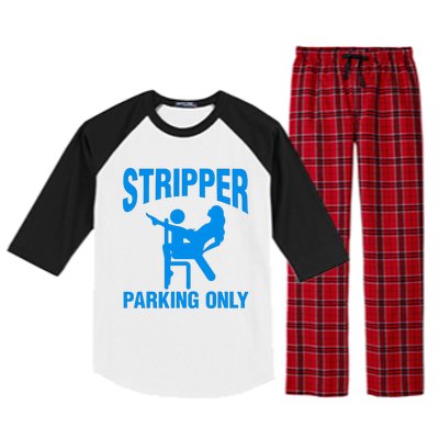 Stripper Parking Strip Club Raglan Sleeve Pajama Set