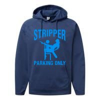 Stripper Parking Strip Club Performance Fleece Hoodie