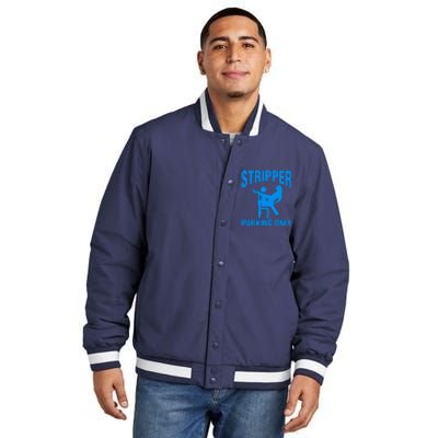 Stripper Parking Strip Club Insulated Varsity Jacket