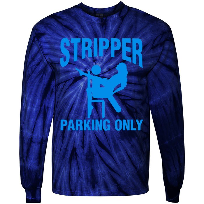 Stripper Parking Strip Club Tie-Dye Long Sleeve Shirt