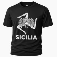 Sicilian Pride Sicilia Trinacria Sicilian Cooling Performance Crew T-Shirt