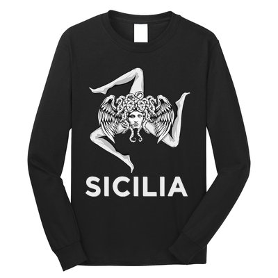 Sicilian Pride Sicilia Trinacria Sicilian Long Sleeve Shirt