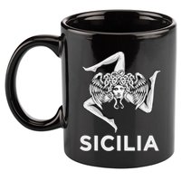 Sicilian Pride Sicilia Trinacria Sicilian 11oz C Handle Ceramic Mug