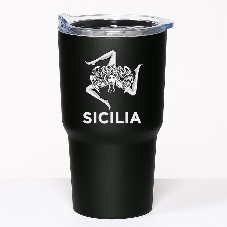 Sicilian Pride Sicilia Trinacria Sicilian Tumbler