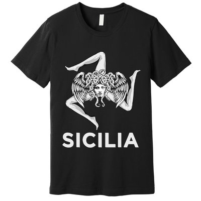 Sicilian Pride Sicilia Trinacria Sicilian Premium T-Shirt