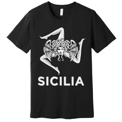 Sicilian Pride Sicilia Trinacria Sicilian Premium T-Shirt