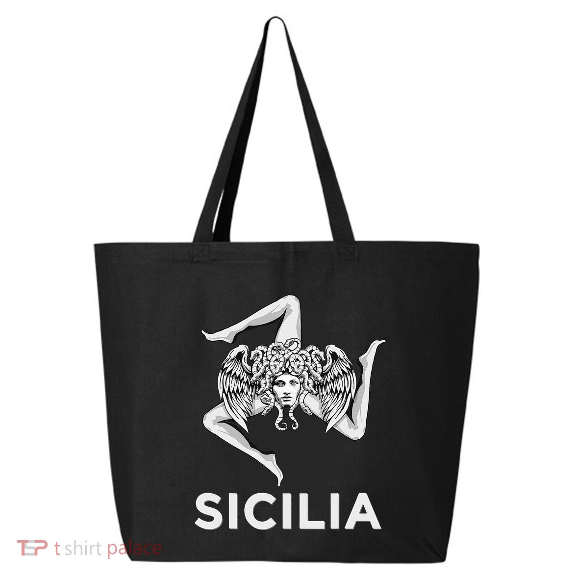 Sicilian Pride Sicilia Trinacria Sicilian 25L Jumbo Tote