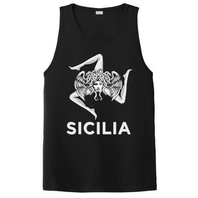 Sicilian Pride Sicilia Trinacria Sicilian PosiCharge Competitor Tank