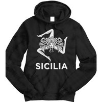 Sicilian Pride Sicilia Trinacria Sicilian Tie Dye Hoodie