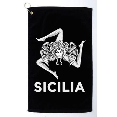 Sicilian Pride Sicilia Trinacria Sicilian Golf Towel