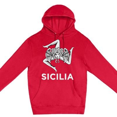 Sicilian Pride Sicilia Trinacria Sicilian Premium Pullover Hoodie