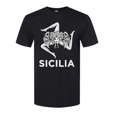 Sicilian Pride Sicilia Trinacria Sicilian Softstyle CVC T-Shirt