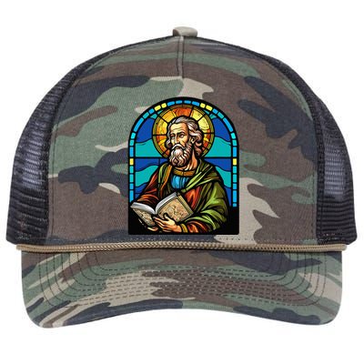 St. Paul Stained Glass Retro Rope Trucker Hat Cap