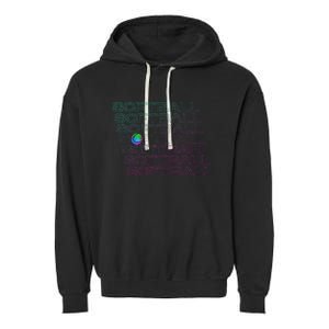 Softball Player Garment-Dyed Fleece Hoodie